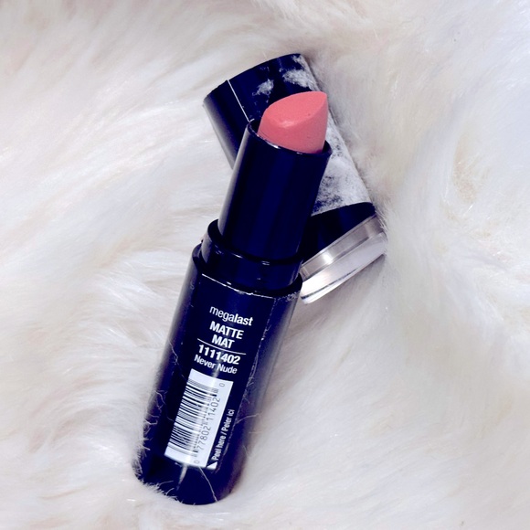 Wet&Wild Never Nude Beautiful Pinkish-Neutral Matte Velvety Smooth Lipstick 3.3g - Picture 3 of 16